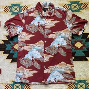 PacSun Button Down Short Sleeve Shirt L